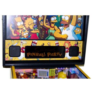 The Simpsons Pinball 3-Piece Playfield Back Panel & Speaker Grill Decal Set